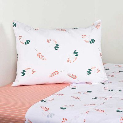 Imagen 1 del producto Juego de Sábanas American Family 144 Hilos 1,5 Plazas Ninfa Rosa