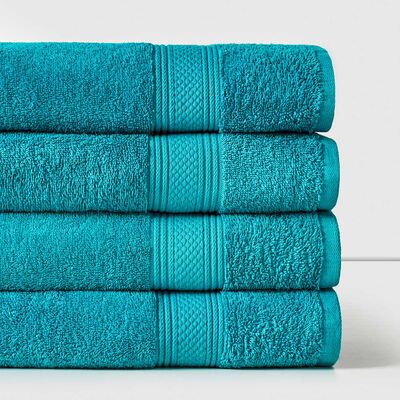 Toalla de Baño American Family Liso 45 x 80 cm Turquesa