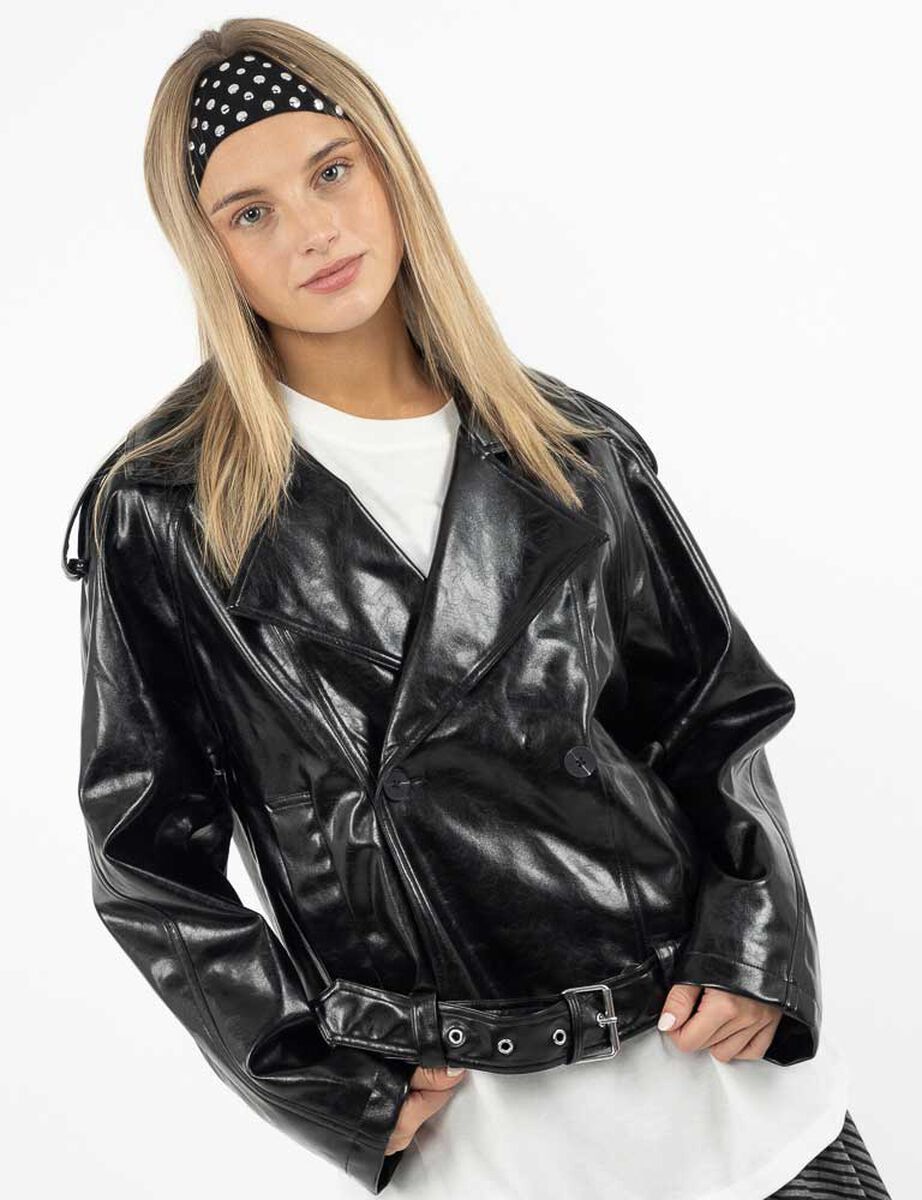 Chaqueta Ecocuero Mujer Icono