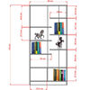 Mueble Bar +Biblioteca TuHome Classic