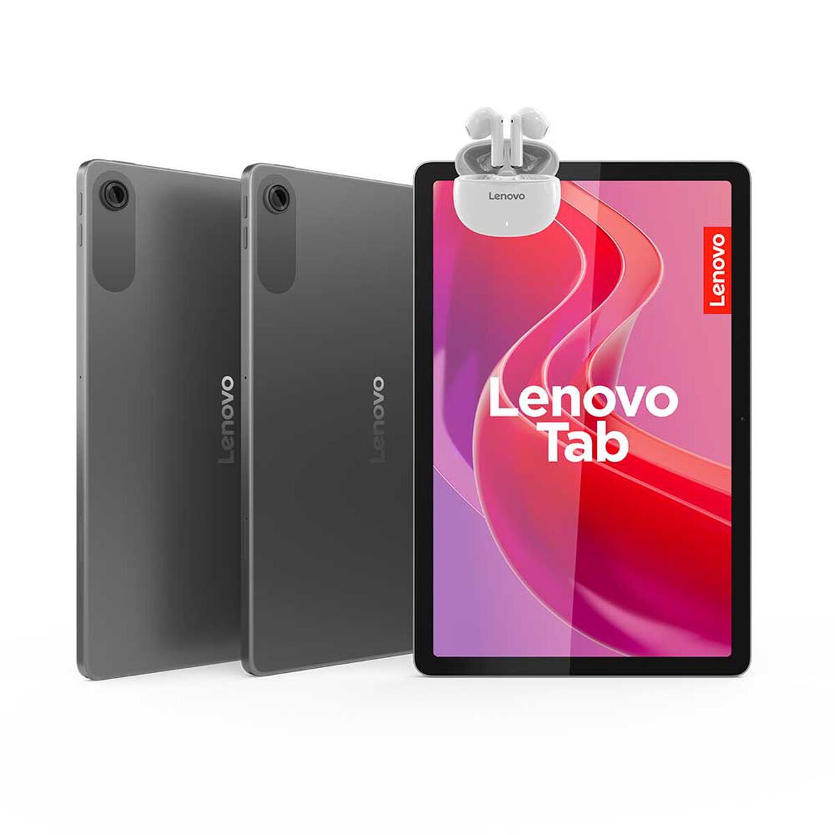 Tablet Lenovo Tab 10,1" Octa-Core 4GB 128GB Luna Grey + Cover + Earbuds
