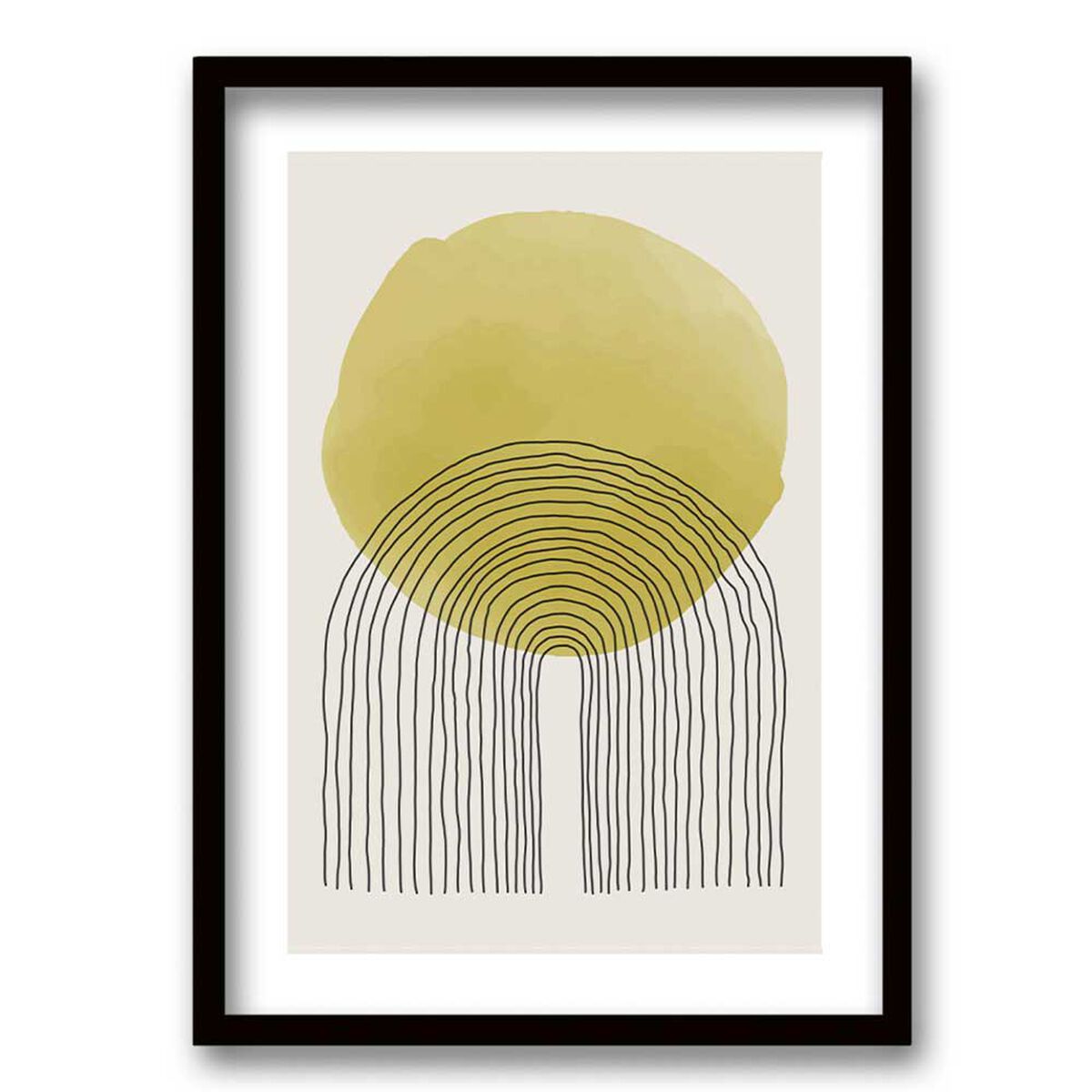 Cuadro Decorativo Retela Yellow IV 50 x 35 cm