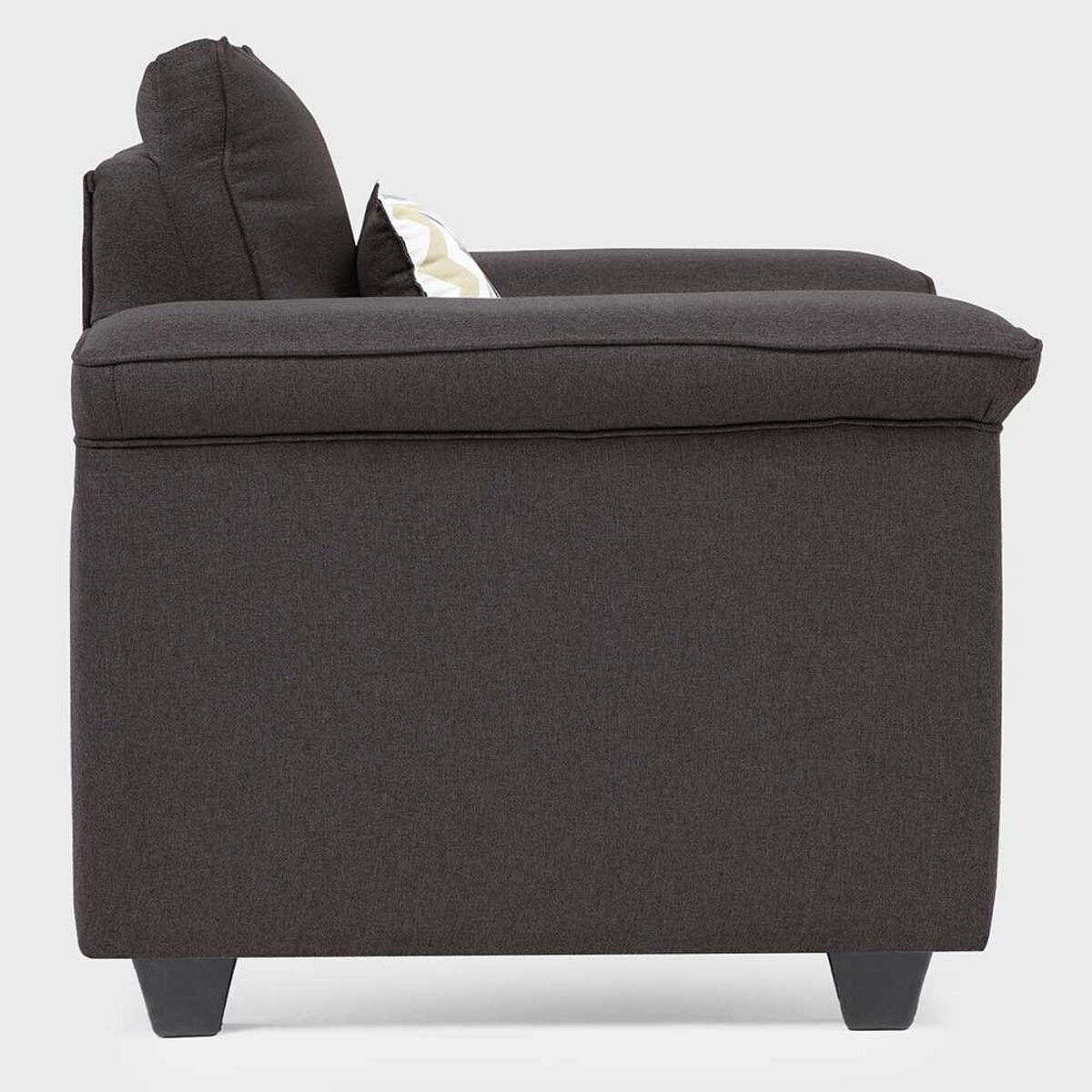 Juegos de Living Mons Sicilia Sofá 3 Cuerpos + Dos Sillones 1 Cuerpo Chocolate