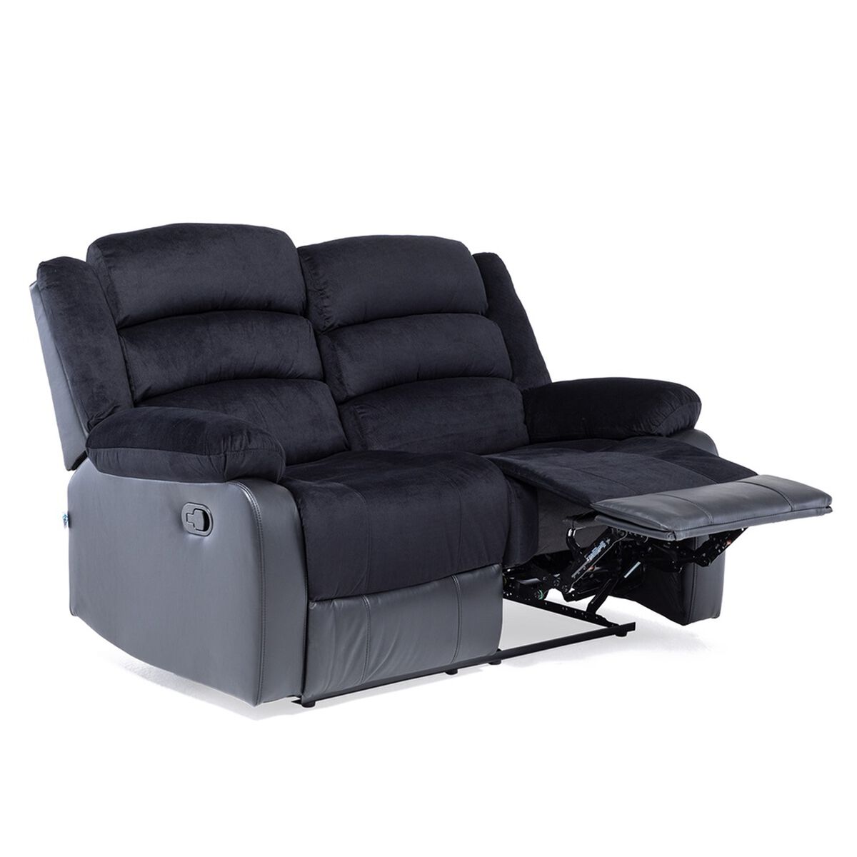Sofa Reclinable VYS SPA Venom 2 Cuerpos Negro