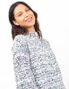 Sweater Con Cierre En Cuello Mujer Icono
