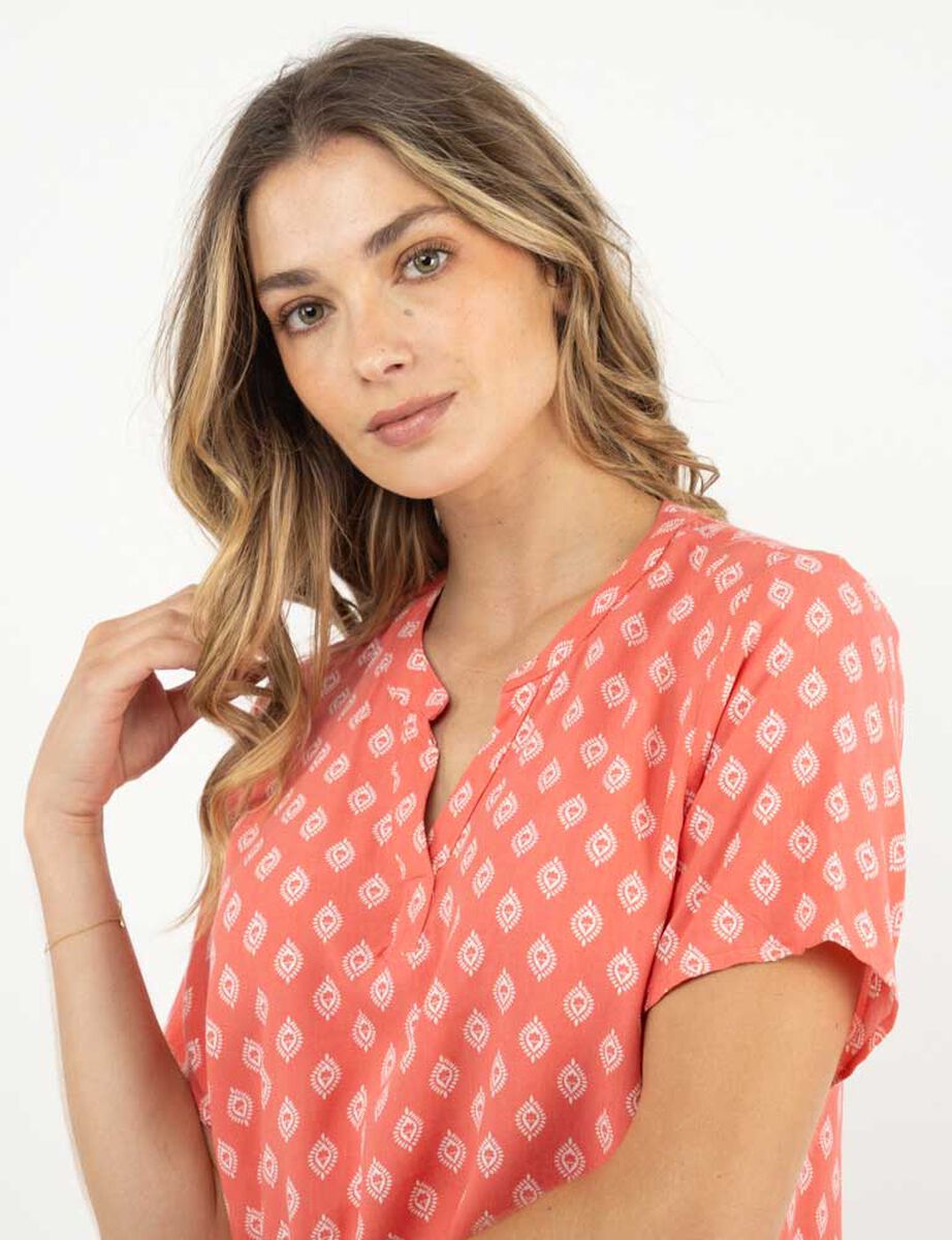 Blusa Manga Corta Mujer Portman Club