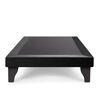 Base Europea Muebles Cid 1,5 Plazas Felpa Negro