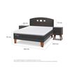 Cama Europea CIC 2 Plazas Ortopedic Advance + Respaldo + 2 Veladores Gales