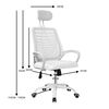 Silla de Escritorio Rodler Manager Blanco