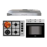 Kit Empotrable Campana Mabe CM6045XV0 + Encimera CMG6044LD-1CL + Horno HM6031EXAI0