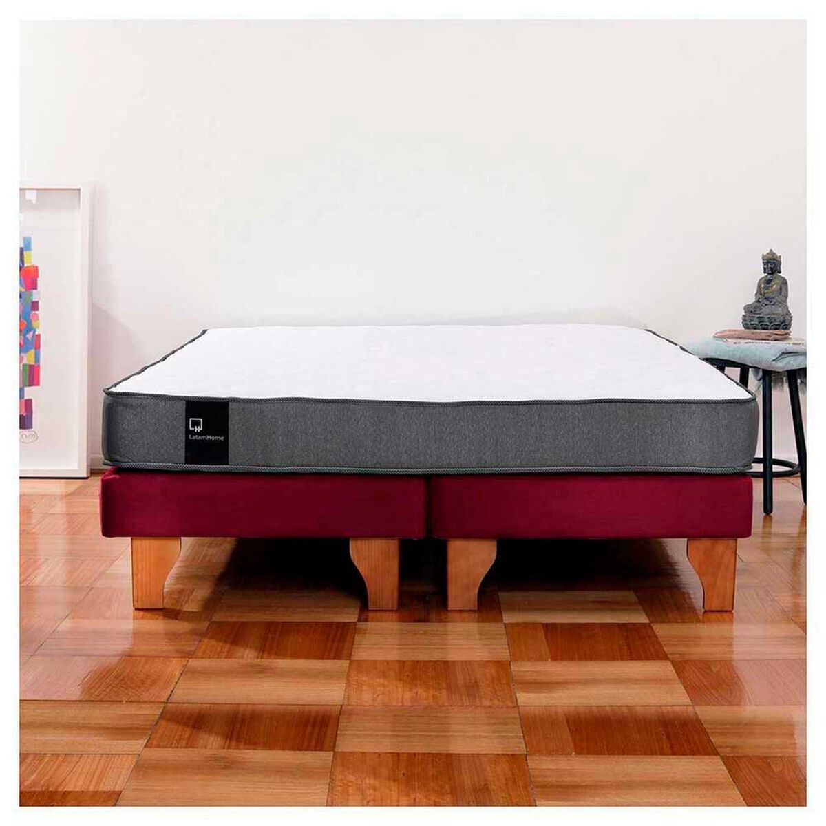 Cama Europea Latam Home Base Dividida 2 Plazas Zen Best Burdeo