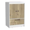 Mueble Lavamanos TuHome Bath Bi Color 2 Puertas 1 Caj&oacute;n Duna Blanco