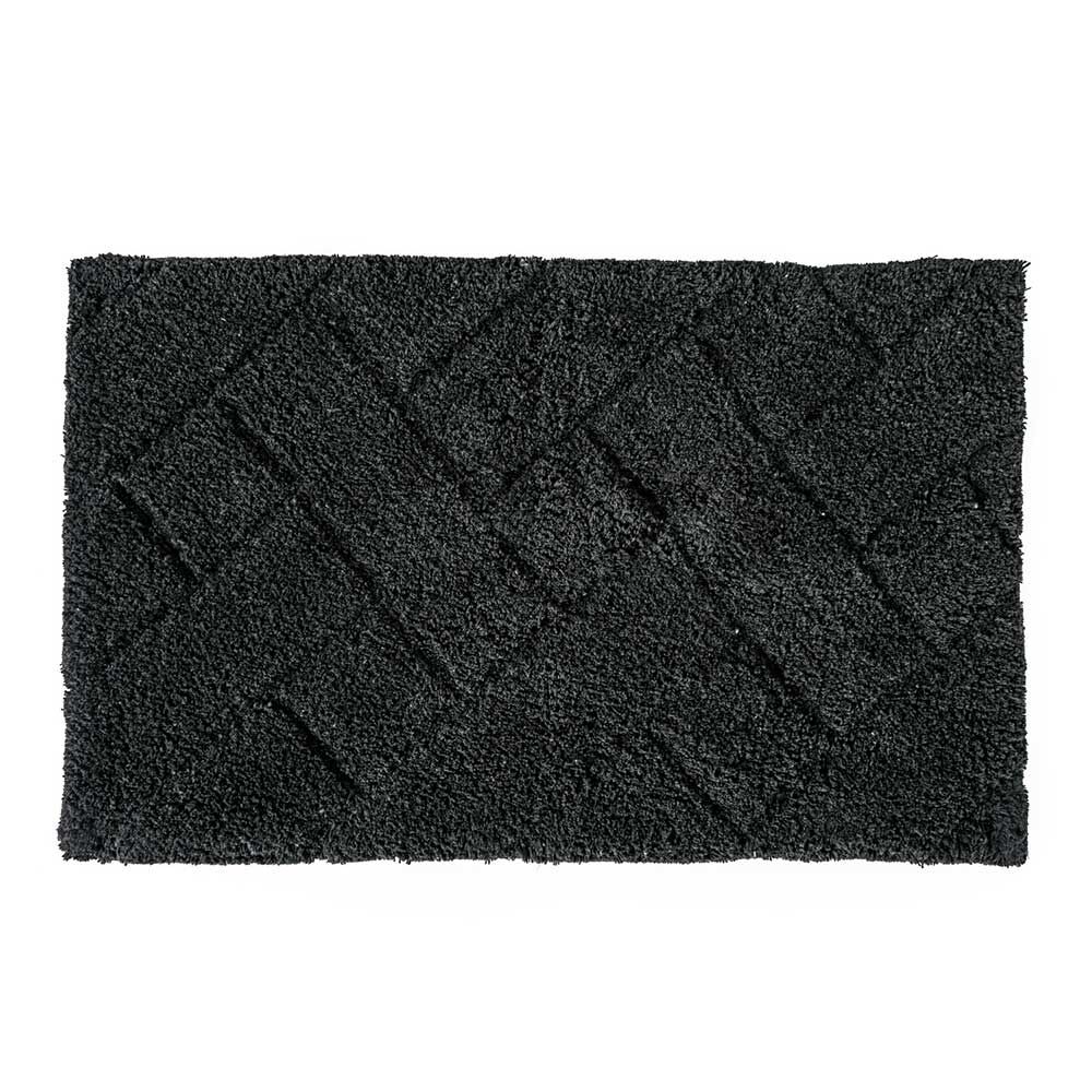 Piso de Baño Cannon Recycled Negro 50x80 cm