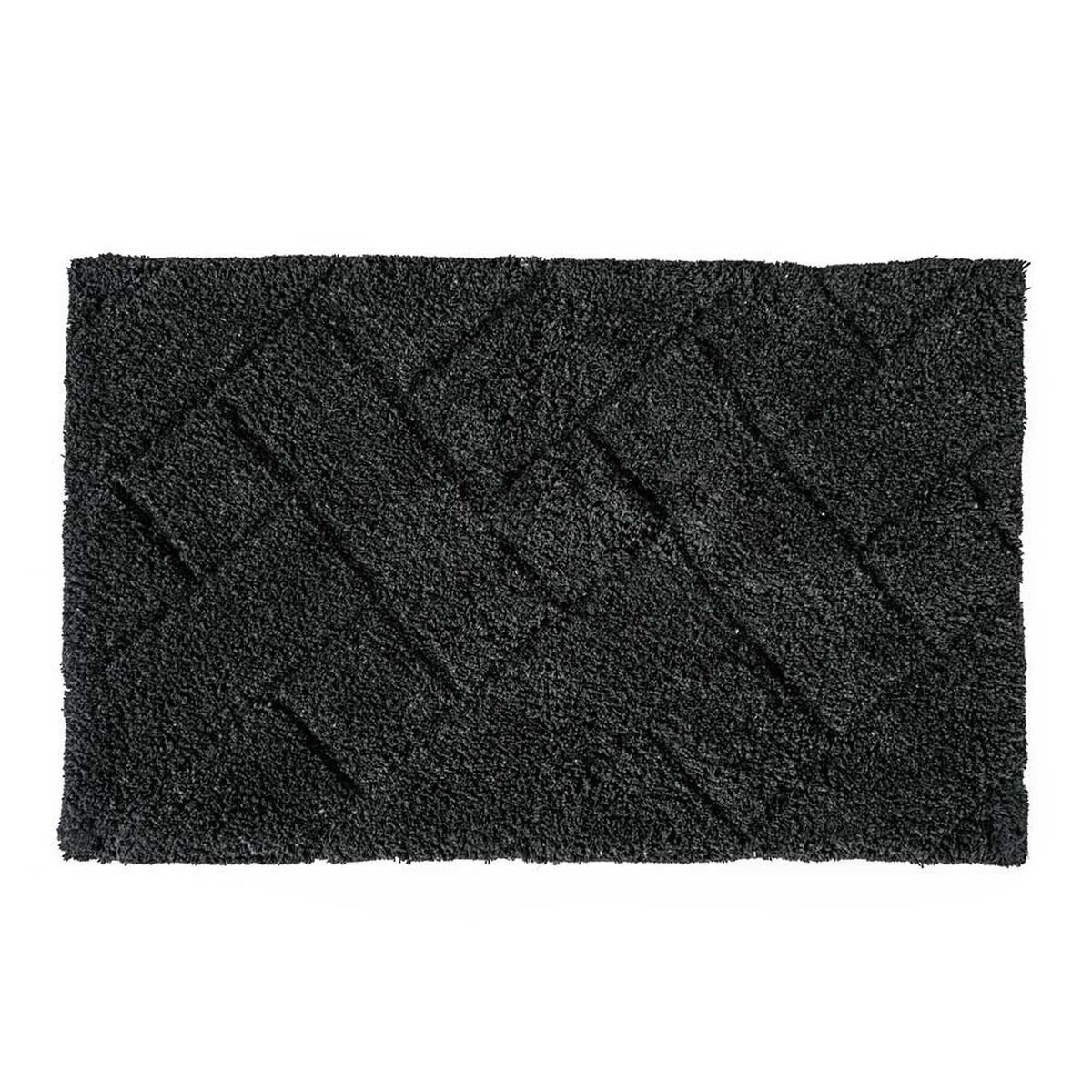 Piso de Baño Cannon Recycled Negro 50x80 cm