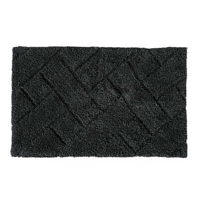 Piso de Baño Cannon Recycled Negro 50x80 cm