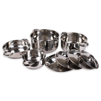 Imagen 2 del producto Batería Doral Malaga Acero Inoxidable 8 Piezas