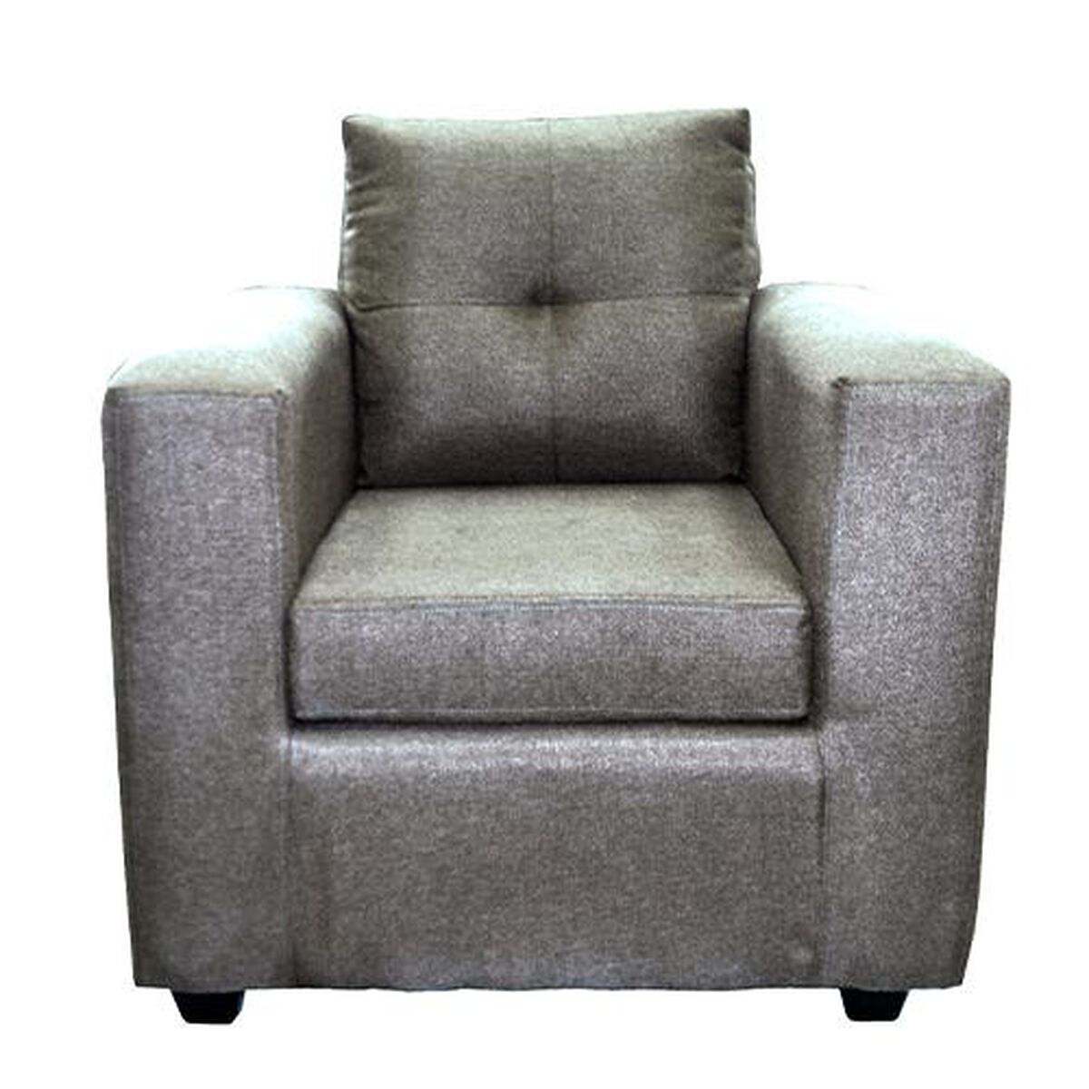 Juego de Living Koliat Toronto Sofá 3 Cuerpos + Dos Sillones 1 Cuerpo Gris