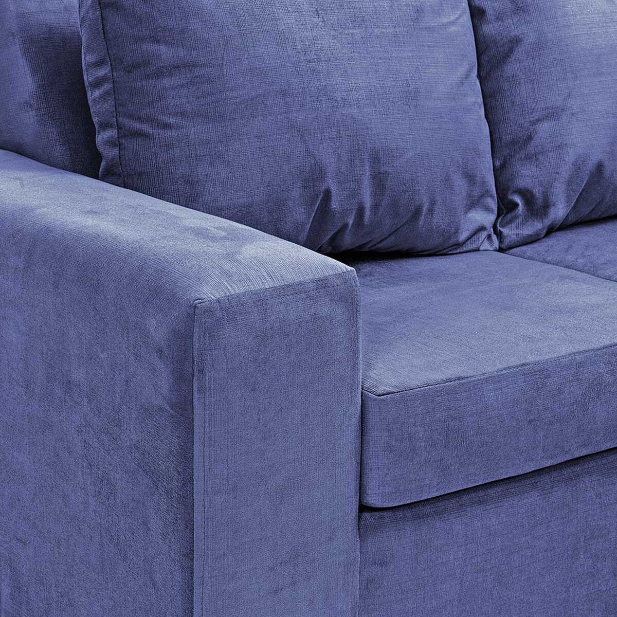 Sofá Seccional Innovamuebles Kahlo 4 Cuerpos Azul