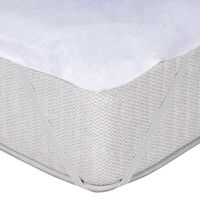 Cubrecolchón American Family 1,5 Plazas Toalla Blanco