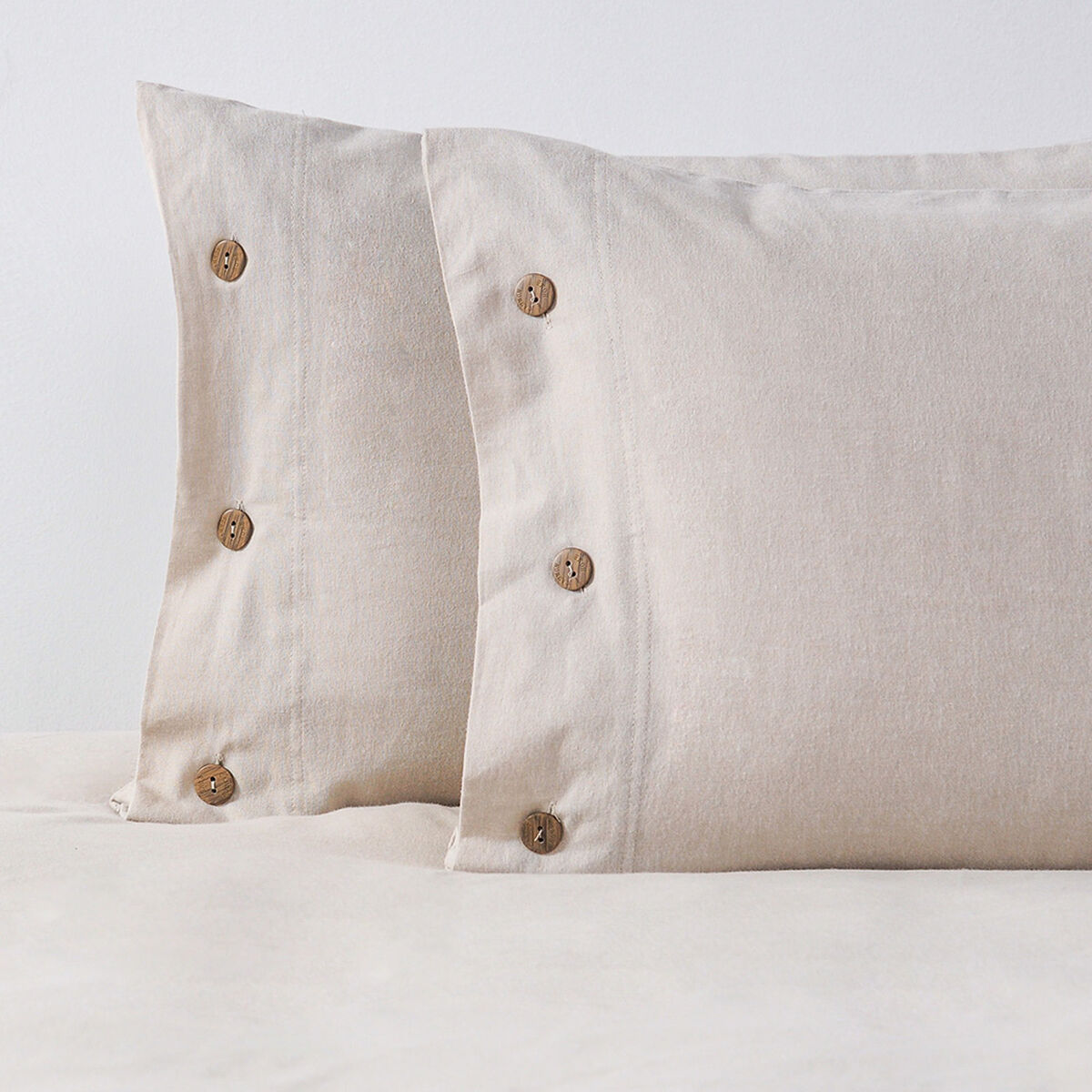 Funda de Plumón Cannon Home Oxford 2 Plazas Beige