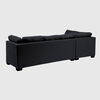 Seccional Izquierdo Muebles MPR Edimburgo 5 Cuerpos Negro