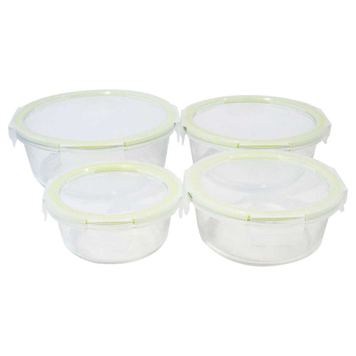 Set 4 Contenedores Herm&eacute;ticos Rectangulares Doral Fresh