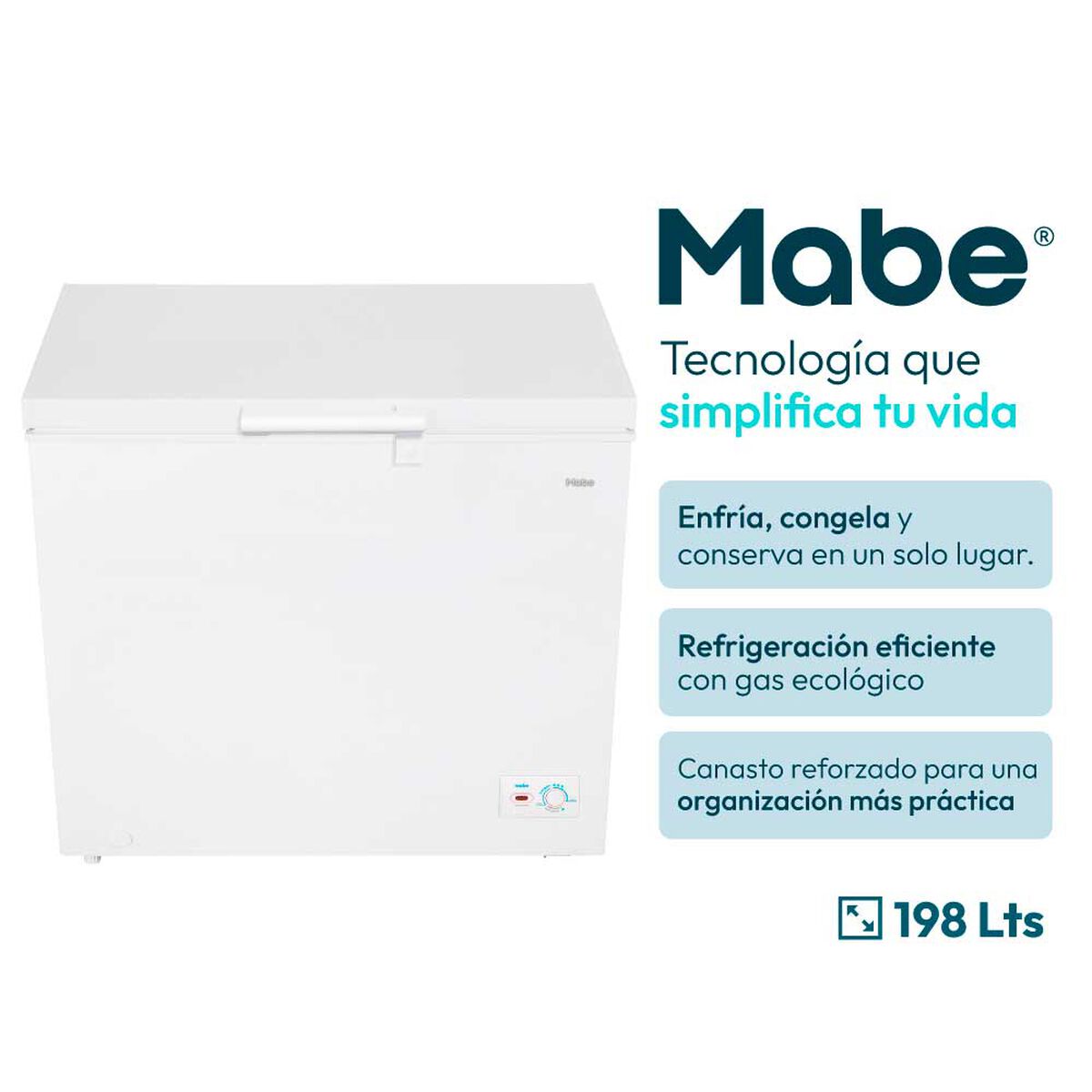 Freezer Horizontal MABE FDHMHM200PPLB0 198 L