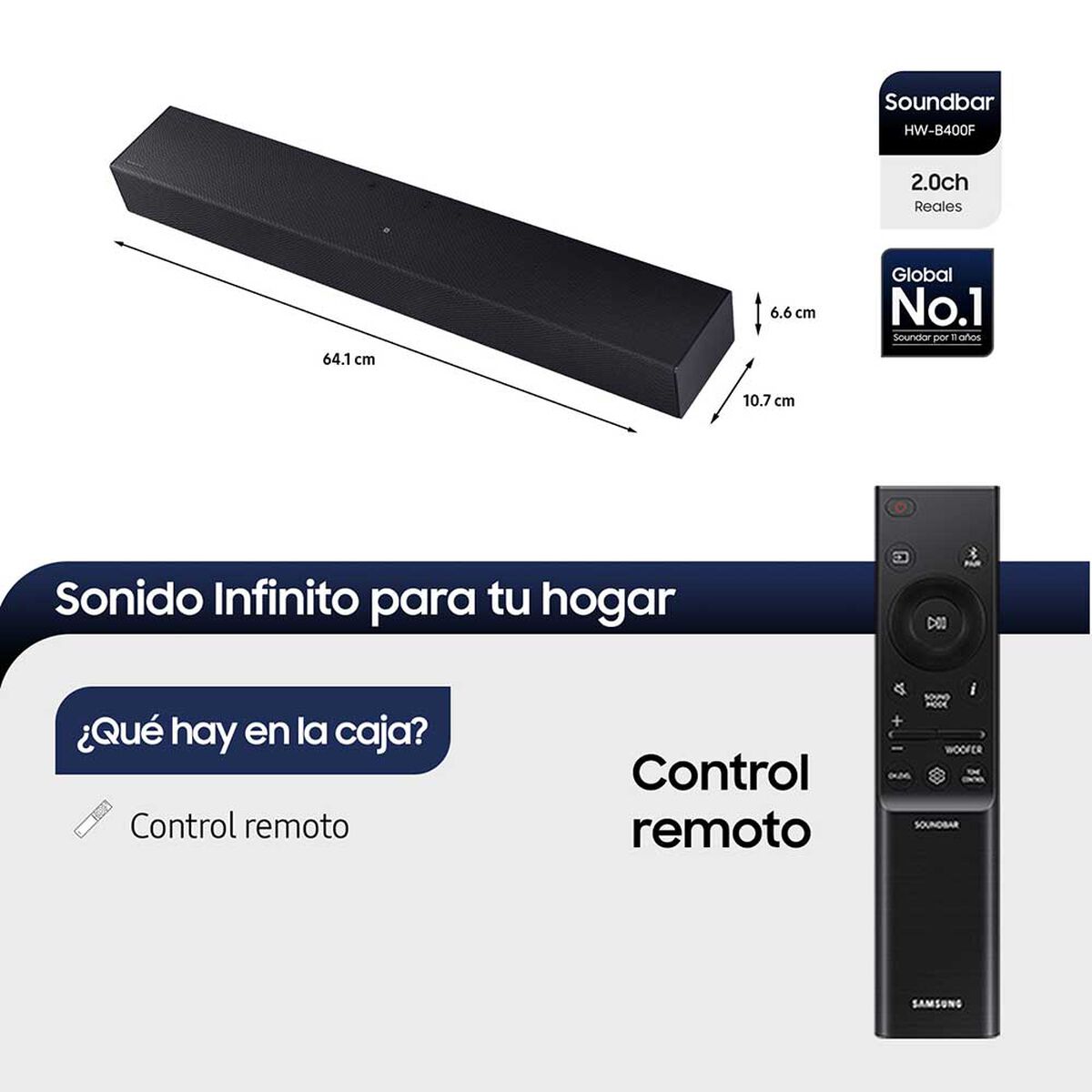  55" Crystal U8000F + B-Series Soundbar B400F