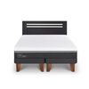 Cama Europea CIC Base Dividida 2 Plazas Ortopedic Advance + Respaldo Munich Negro