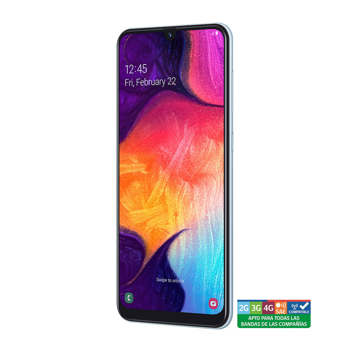Celular Samsung Galaxy A50 6.4" Blanco WOM