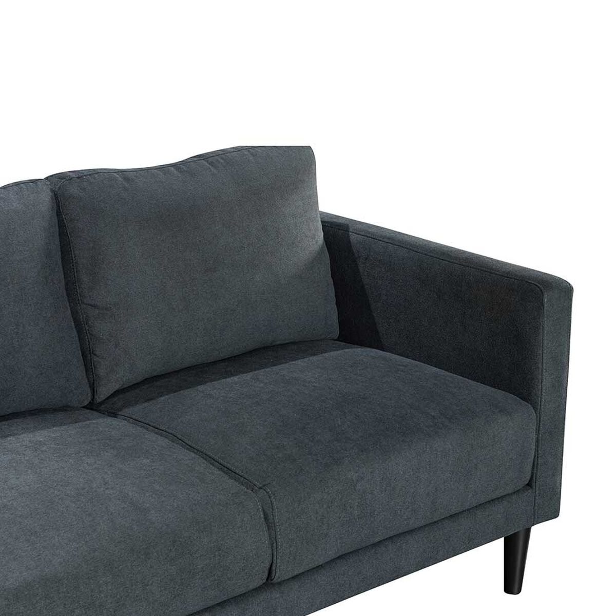 Seccional Izquierdo Casanova Amalfi 4 Cuerpos Gris