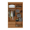 Closet Di Poretti Design Zeus 2 Cajones 4 Puertas Caf&eacute;