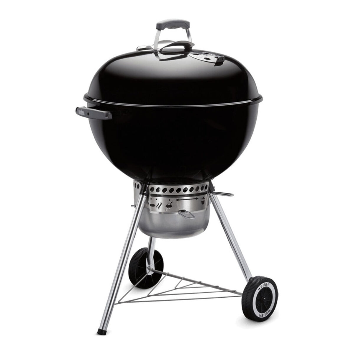 Parrilla a Carb&oacute;n Kettlepre Original 22  Weber Acero Esmaltado Negro