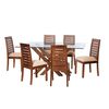 Juego de Comedor Latam Home Merida 6 Sillas Beige