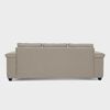 Sofá Mons Sicilia 3 Cuerpos + Dos Pouf 1 Cuerpo Beige