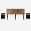 Cama Europea Rosen Base Dividida King New Style 6 + Respaldo + 2 Veladores