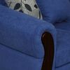 Sofá Elegant Detail Bartolucci 3 Cuerpos Azul