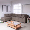 Seccional Izquierdo Muebles MPR Edimburgo 5 Cuerpos Caf&eacute;