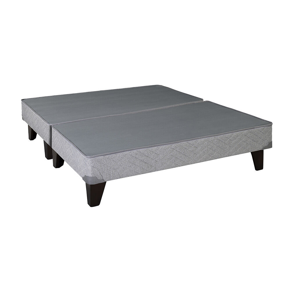 Base Dividida Celta 2 Plazas Gris