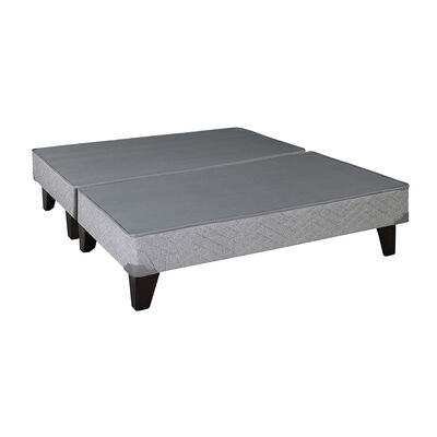 Base Dividida Celta 2 Plazas Gris