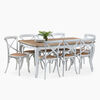 Juego de Comedor Spazzio Vittoria Blanco 8 Sillas
