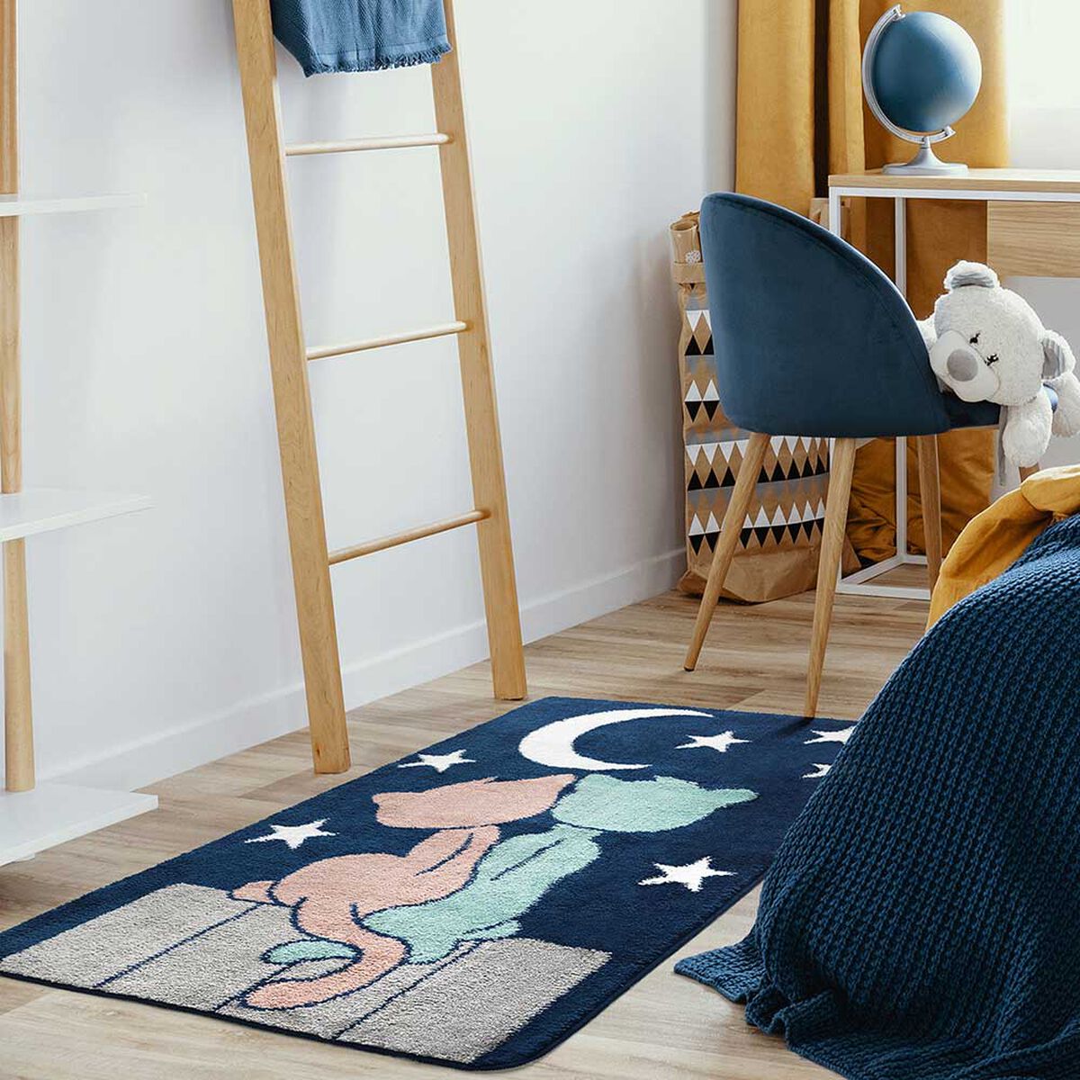 Alfombra Infantil Modalfo Azul 100 x 160 cm