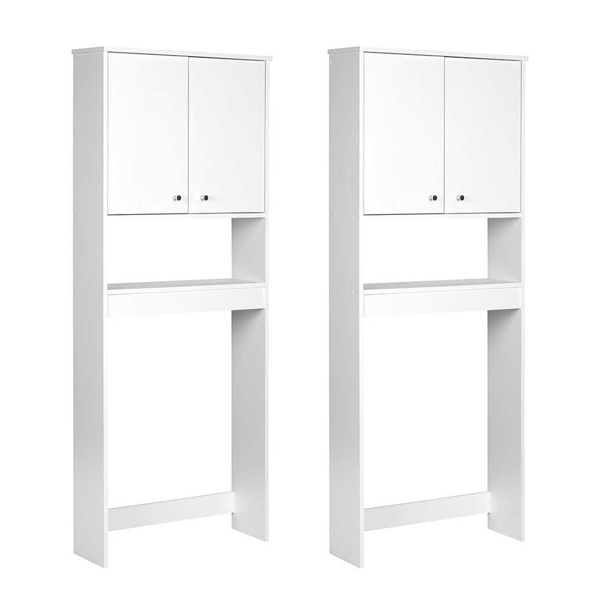 Combo 2 Estantes de Baño CIC 2 Puertas Blanco