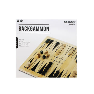Imagen 1 del producto Juego de Mesa Portátil Backgammon Brando Brando