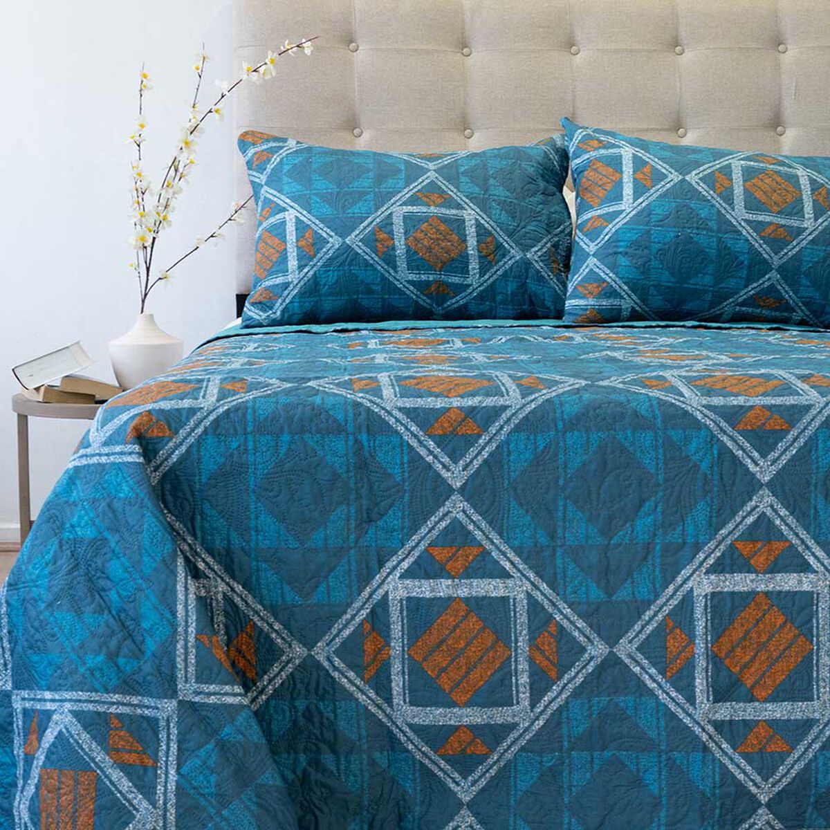 Quilt Doral King Hotpress Origins D8 Estampado