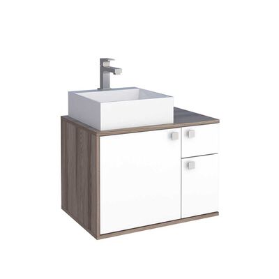 Imagen 1 del producto Vanitorio + Lavamanos Vekkahome Caete Café