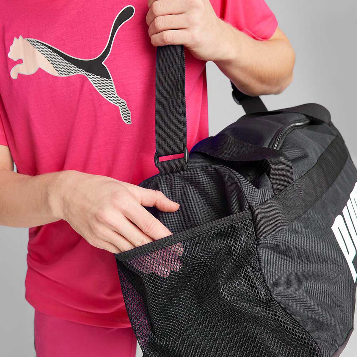 Bolso Challenger Duffel Bag S Negro Puma