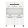 Kit Cocina Vekkahome Laura 8 Puertas Blanco