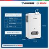 Calef&oacute;n 7 litros gas licuado tiro natural Junkers Bosch Therm 1500