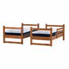 Camarote Triple Latam Home 1 Plaza Zen + Colchón Top Foam Gris